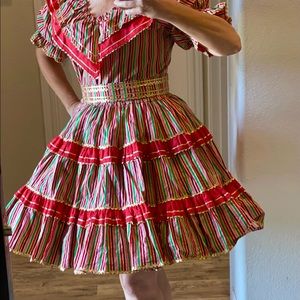 Square dance skirt and blouse costume